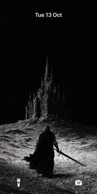 Lonely Sentinel – Dark Knight and Ruined Castle Live Wallpaper