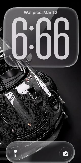 Dark Carbon Porsche GT3 Mobile Wallpaper