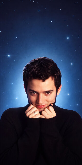 Adam Brody Starry Blue Wallpaper