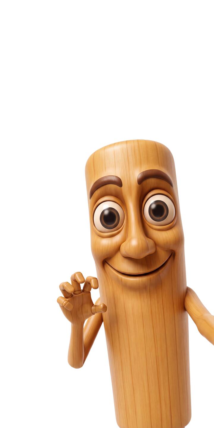With a mischievous smile and an 'OK' hand gesture, this charming wooden character stands out in this delightful 4K wallpaper, making it an expressive iPhone wallpaper choice for your device. | cute iphone minimalist wallpaper mobile 4k wallpaper hd wallpaper 3d render friendly wooden character cartoon wood log figure With a mischievous smile and an 'OK' hand gesture, this charming wooden character stands out in this delightful 4K wallpaper, making it an expressive iPhone wallpaper choice for your device.
