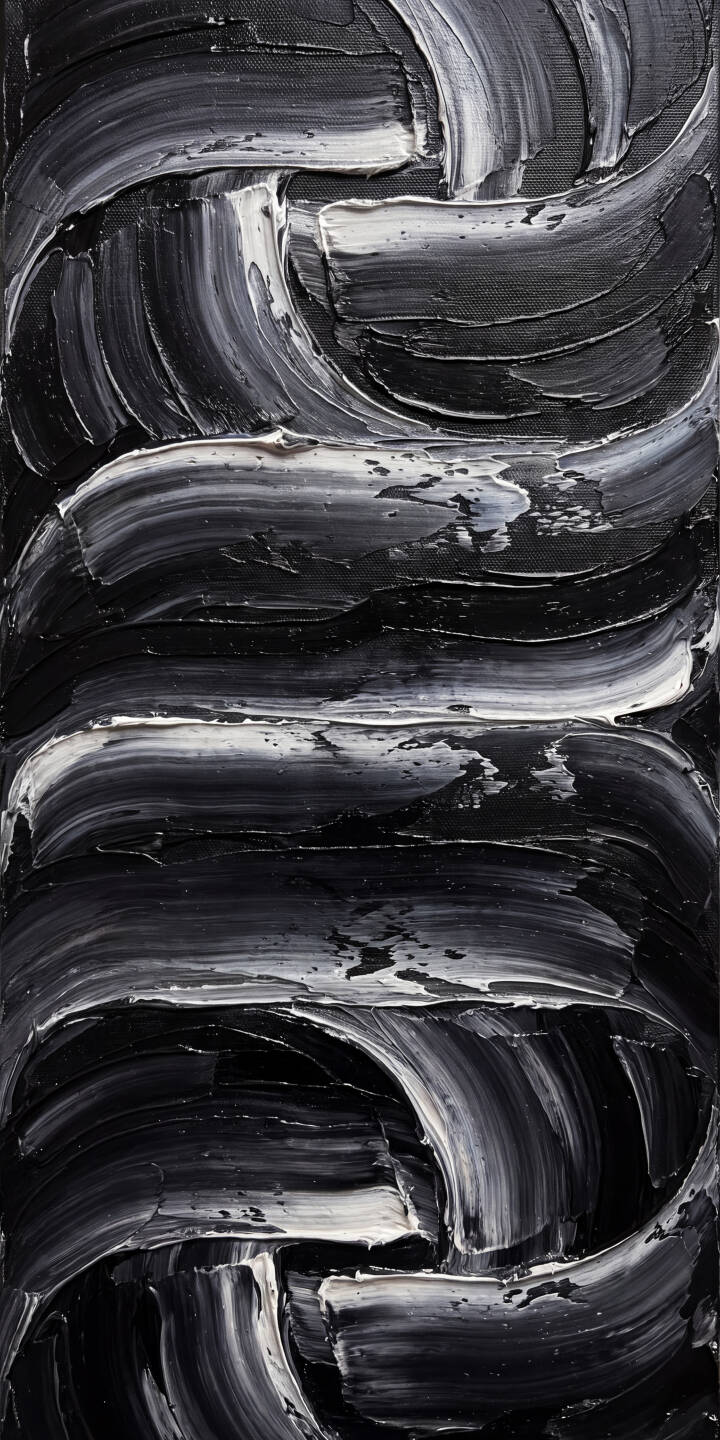 Heavy, layered impasto brushstrokes create dynamic black and white swirls, forming a richly textured abstract piece in this stunning 4K wallpaper. This captivating artistic wallpaper is perfect for personalizing your iPhone with a sophisticated, monochrome aesthetic. | aesthetic iphone wallpaper black and white texture mobile 4k wallpaper hd wallpaper monochrome abstract art impasto brushstrokes Heavy, layered impasto brushstrokes create dynamic black and white swirls, forming a richly textured abstract piece in this stunning 4K wallpaper. This captivating artistic wallpaper is perfect for personalizing your iPhone with a sophisticated, monochrome aesthetic.