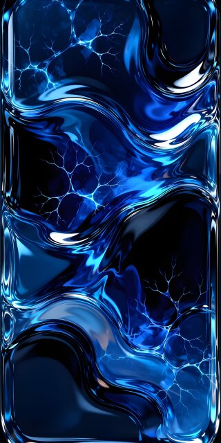 Abstract Electric Blue Wallpaper