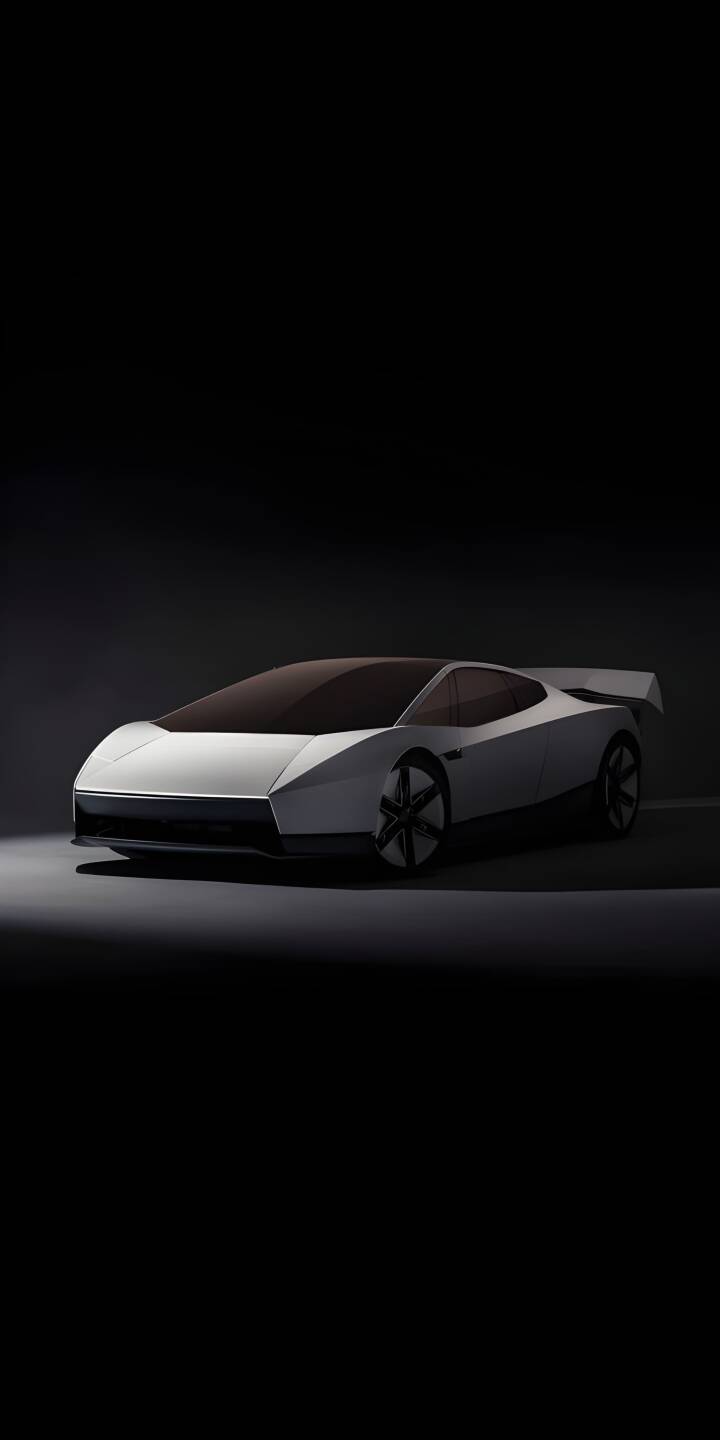 The sleek silver body of a futuristic concept car, with its sharp angular lines and prominent rear spoiler, emerges from subtle lighting in this striking 4K wallpaper. Download this modern car wallpaper for your iPhone to showcase its unique, minimalist design on your screen. | aesthetic sports car concept car iphone minimalist supercar wallpaper mobile 4k wallpaper hd wallpaper dark background sci-fi futuristic car The sleek silver body of a futuristic concept car, with its sharp angular lines and prominent rear spoiler, emerges from subtle lighting in this striking 4K wallpaper. Download this modern car wallpaper for your iPhone to showcase its unique, minimalist design on your screen.