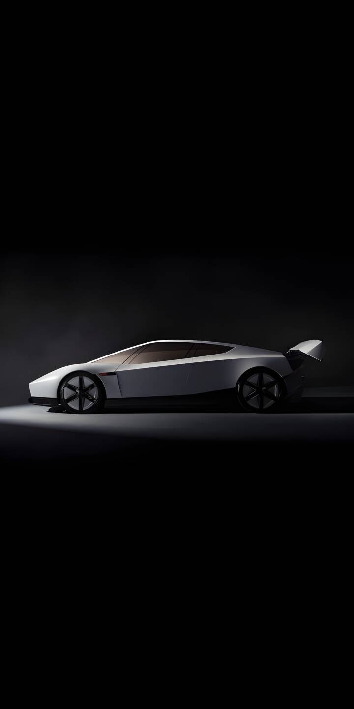 The sleek, luminous white silhouette of a futuristic sports car cuts through the dark minimalist background, highlighted by sharp lines and a unique aerodynamic spoiler, making this a captivating 4K wallpaper for iPhone. This modern car wallpaper, with its distinct dark aesthetic, offers a stylish backdrop for any device. | car dark iphone minimalist wallpaper sportscar mobile 4k wallpaper hd wallpaper sleek futuristic car The sleek, luminous white silhouette of a futuristic sports car cuts through the dark minimalist background, highlighted by sharp lines and a unique aerodynamic spoiler, making this a captivating 4K wallpaper for iPhone. This modern car wallpaper, with its distinct dark aesthetic, offers a stylish backdrop for any device.