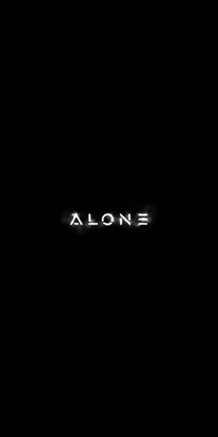 The solitary word 'ALONE' glows with a subtle white aura against an ultra-dark 4K background in this compelling minimalist wallpaper. This powerful aesthetic visual is an ideal choice for an inspiring iPhone wallpaper. | art The solitary word 'ALONE' glows with a subtle white aura against an ultra-dark 4K background in this compelling minimalist wallpaper. This powerful aesthetic visual is an ideal choice for an inspiring iPhone wallpaper.