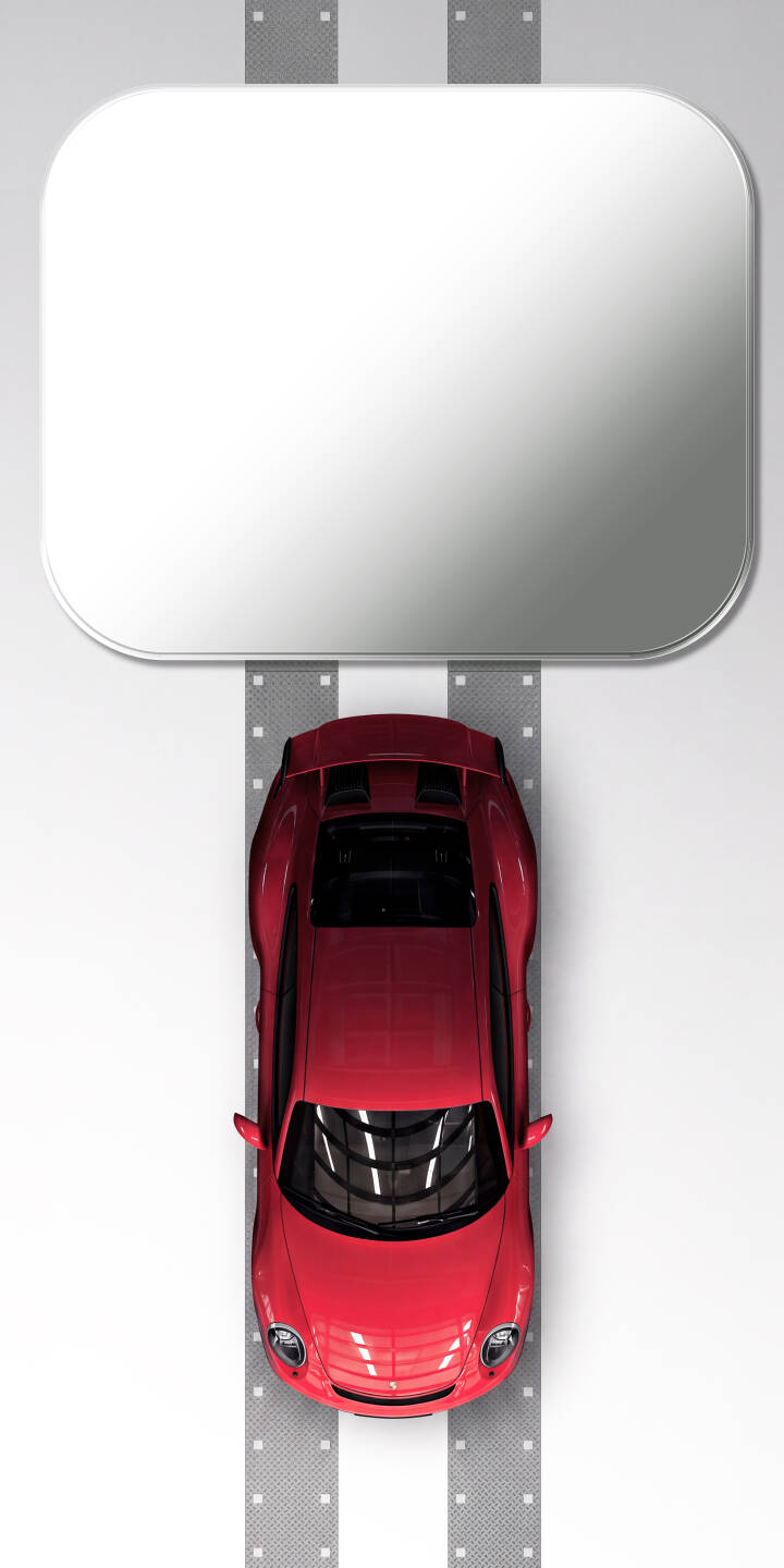Bright red paint gleams on this sleek Porsche 911-style sports car, captured in a dynamic top-down 4K view on a textured gray track
— an eye-catching wallpaper for iPhone enthusiasts. This vibrant wallpaper perfectly highlights the vehicle's modern design against a minimalist backdrop. | sports car vehicle iphone porsche minimalist wallpaper mobile red car 4k wallpaper hd wallpaper top down Bright red paint gleams on this sleek Porsche 911-style sports car, captured in a dynamic top-down 4K view on a textured gray track
— an eye-catching wallpaper for iPhone enthusiasts. This vibrant wallpaper perfectly highlights the vehicle's modern design against a minimalist backdrop.