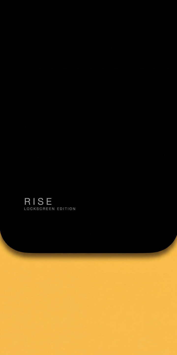 A bold, minimalist divide of deep black over vibrant gold dominates this striking 4K wallpaper, featuring the subtle 'RISE LOCKSCREEN EDITION' text. This elegant two-tone wallpaper is an ideal choice for any iPhone looking for a sophisticated display. | aesthetic black gold iphone abstract minimalist wallpaper mobile 4k wallpaper hd wallpaper rise lockscreen edition A bold, minimalist divide of deep black over vibrant gold dominates this striking 4K wallpaper, featuring the subtle 'RISE LOCKSCREEN EDITION' text. This elegant two-tone wallpaper is an ideal choice for any iPhone looking for a sophisticated display.