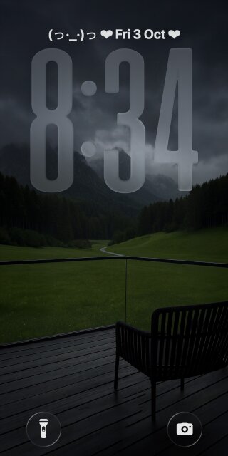 Dark Mountain Valley Wallpaper