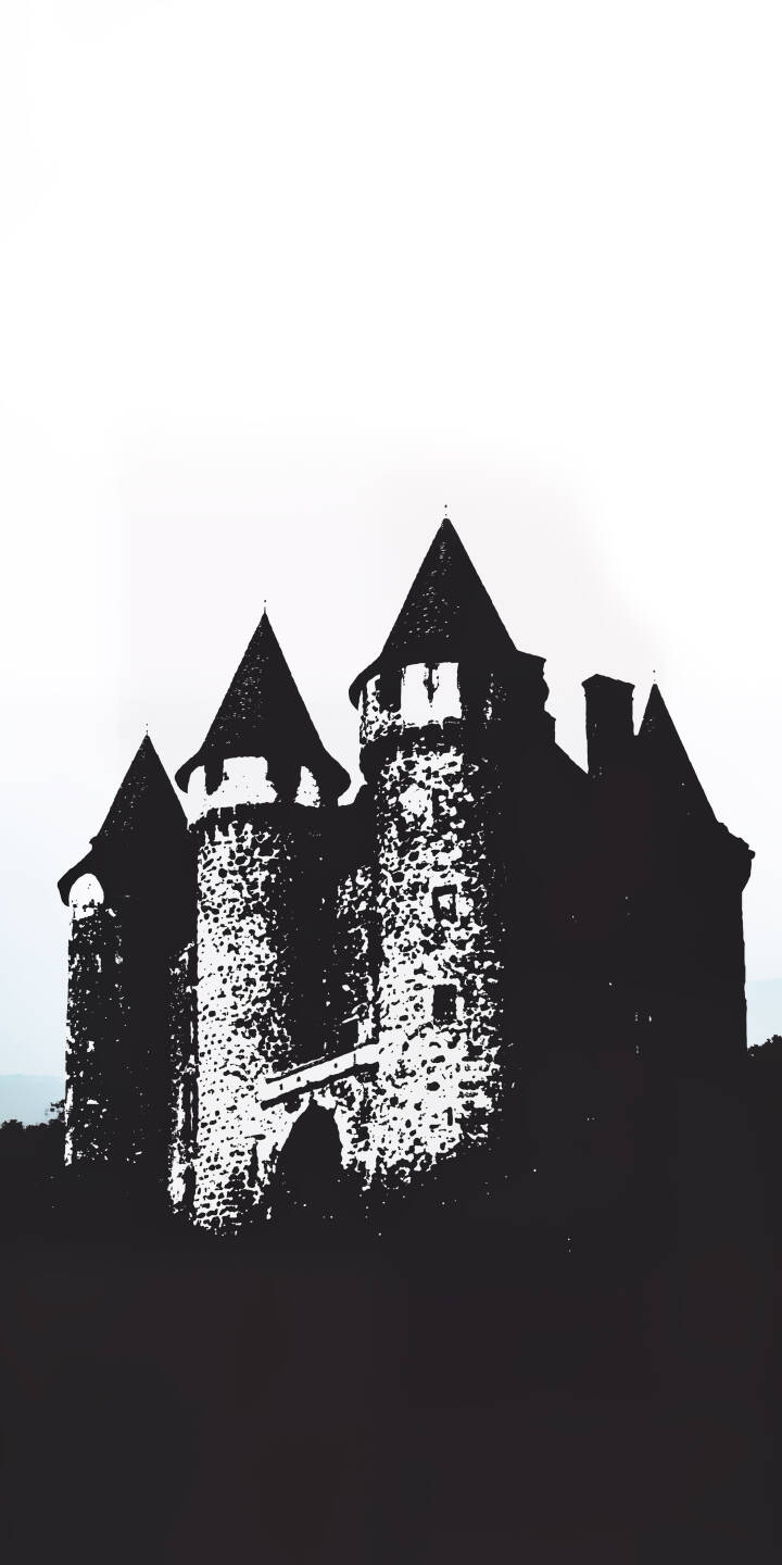 The imposing silhouette of a medieval castle, marked by its sharp, pointed turrets and textured stone, rises dramatically against a stark, light sky in this striking 4K wallpaper. A perfect minimalist dark castle wallpaper for iPhone, capturing a mysterious gothic atmosphere. | architecture gothic castle medieval iphone minimalist wallpaper silhouette mobile 4k wallpaper hd wallpaper dark castle The imposing silhouette of a medieval castle, marked by its sharp, pointed turrets and textured stone, rises dramatically against a stark, light sky in this striking 4K wallpaper. A perfect minimalist dark castle wallpaper for iPhone, capturing a mysterious gothic atmosphere.