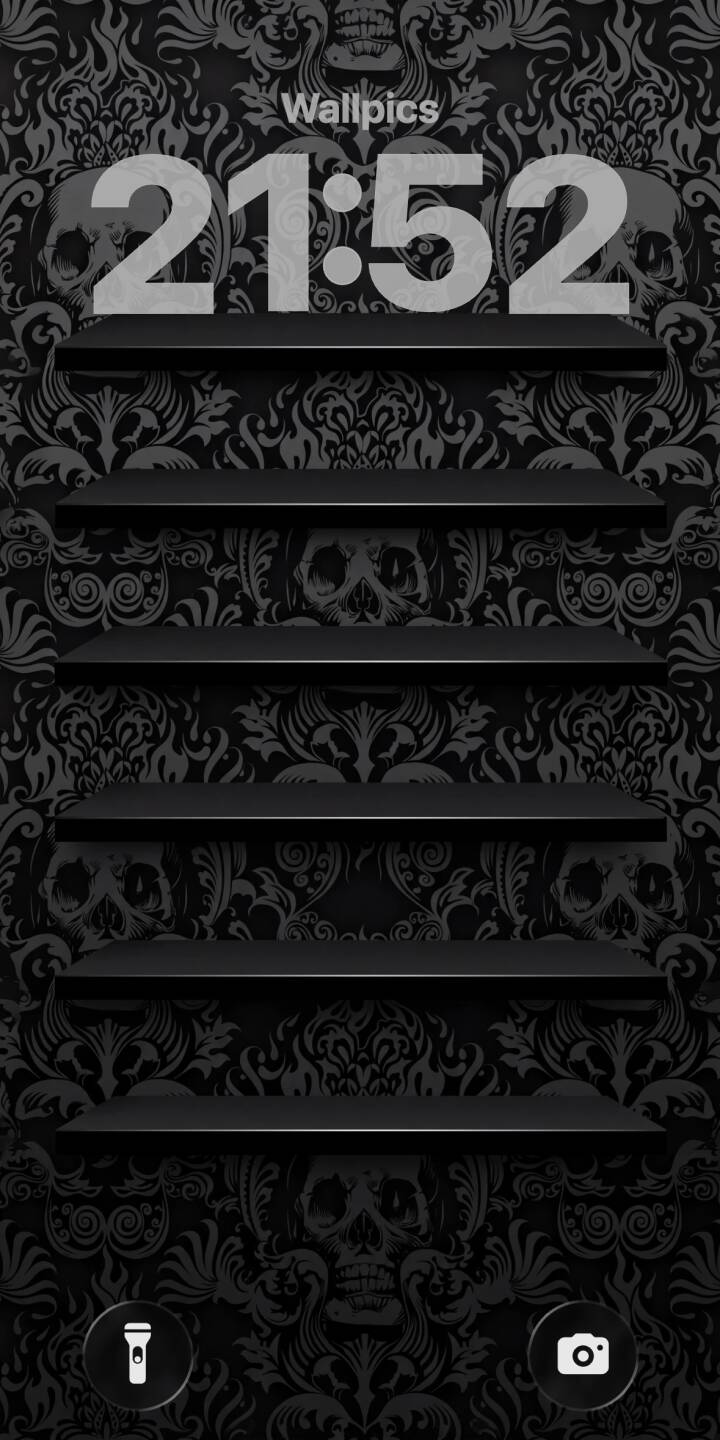 Intricate dark gray damask patterns with subtly hidden skull motifs create a hauntingly elegant background, complete with sleek black shelves in this striking 4K wallpaper. This captivating wallpaper is perfect for personalizing your iPhone with a touch of gothic sophistication. | black dark skull iphone wallpaper mobile 4k wallpaper hd wallpaper damask pattern gothic aesthetic shelves Intricate dark gray damask patterns with subtly hidden skull motifs create a hauntingly elegant background, complete with sleek black shelves in this striking 4K wallpaper. This captivating wallpaper is perfect for personalizing your iPhone with a touch of gothic sophistication.