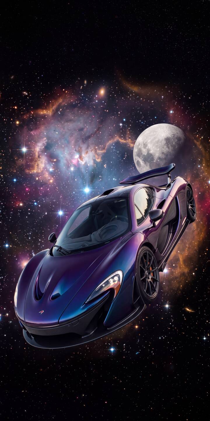 The iridescent purple finish of the McLaren P1 gleams under the light of a distant moon, hovering effortlessly against a breathtaking 4K cosmic backdrop filled with vibrant nebulaeāa captivating wallpaper for iPhone users. | sports car purple space nebula iphone galaxy supercar wallpaper mobile mclaren p1 4k wallpaper hd wallpaper The iridescent purple finish of the McLaren P1 gleams under the light of a distant moon, hovering effortlessly against a breathtaking 4K cosmic backdrop filled with vibrant nebulaeāa captivating wallpaper for iPhone users.