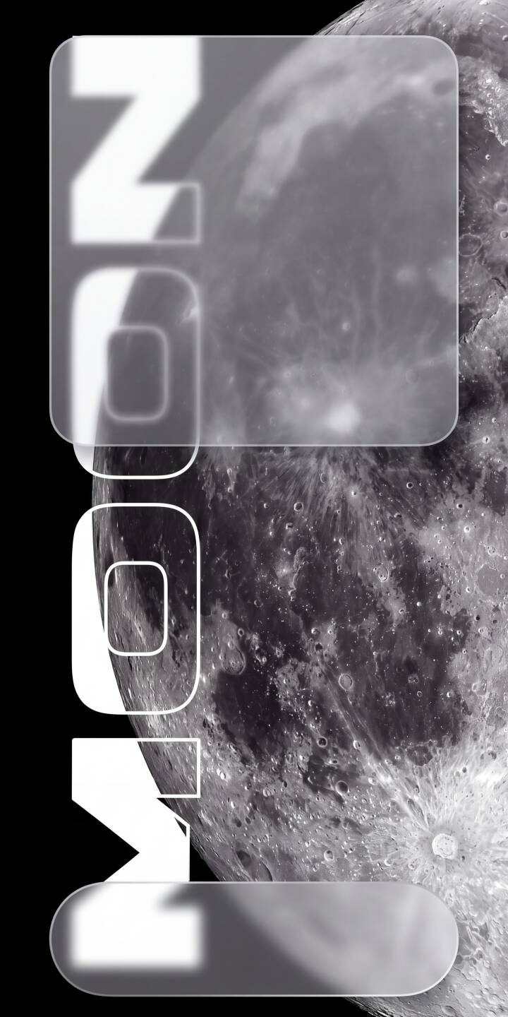 Massive craters deeply scar the monochrome lunar surface, creating a stark, breathtaking visual enhanced by the bold, semi-transparent 'MOON' typography vertically layered over it. This stunning 4K wallpaper offers an awe-inspiring celestial view perfect for your iPhone, providing a unique and artistic moon wallpaper. | aesthetic moon space iphone wallpaper typography mobile 4k wallpaper hd wallpaper monochrome lunar craters Massive craters deeply scar the monochrome lunar surface, creating a stark, breathtaking visual enhanced by the bold, semi-transparent 'MOON' typography vertically layered over it. This stunning 4K wallpaper offers an awe-inspiring celestial view perfect for your iPhone, providing a unique and artistic moon wallpaper.