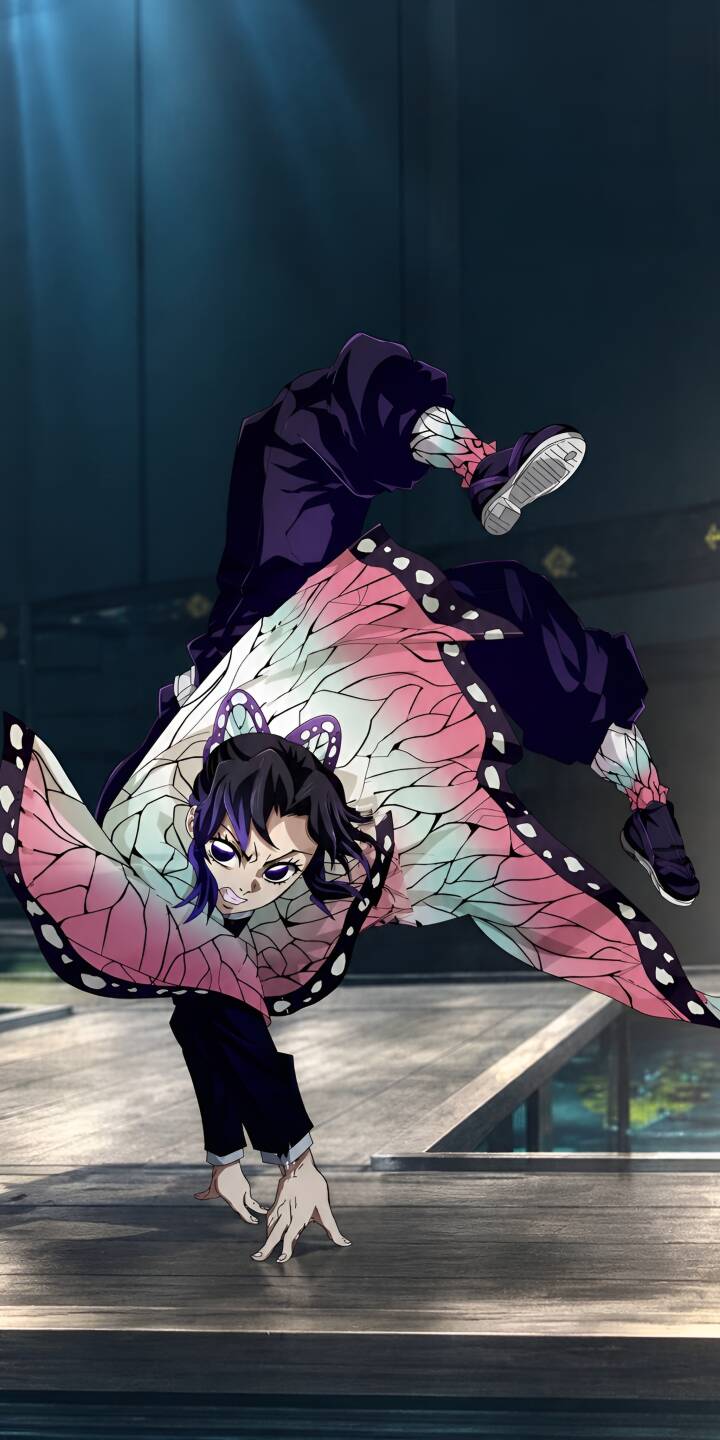 Shinobu Kocho strikes a breathtaking, acrobatic pose, her iconic butterfly haori fanned out around her in this vibrant 4K wallpaper. Her intense purple eyes and menacing smile make this an essential wallpaper for any iPhone fan looking to adorn their device. | 4k demon slayer shinobu kimetsu no yaiba infinity castle Shinobu Kocho strikes a breathtaking, acrobatic pose, her iconic butterfly haori fanned out around her in this vibrant 4K wallpaper. Her intense purple eyes and menacing smile make this an essential wallpaper for any iPhone fan looking to adorn their device.