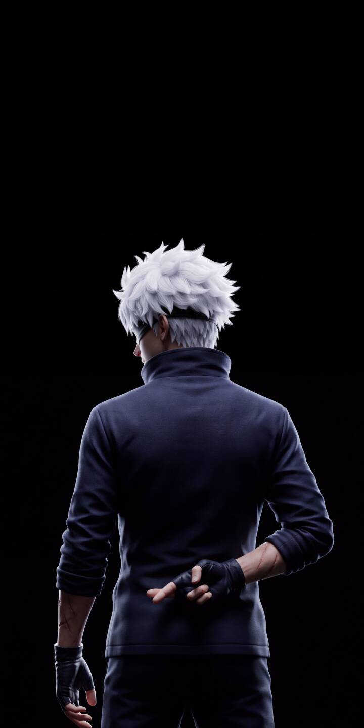 Gojo Satoru mysteriously crosses his fingers behind his back, his iconic white hair standing out against the deep shadows in this stunning 4K wallpaper. This captivating Jujutsu Kaisen wallpaper makes a perfect iPhone lock screen, showing Gojo's characteristic enigmatic persona. | dark anime iphone wallpaper gojo white hair mobile 4k wallpaper hd wallpaper jujutsu kaisen satoru gojo enigmatic Gojo Satoru mysteriously crosses his fingers behind his back, his iconic white hair standing out against the deep shadows in this stunning 4K wallpaper. This captivating Jujutsu Kaisen wallpaper makes a perfect iPhone lock screen, showing Gojo's characteristic enigmatic persona.