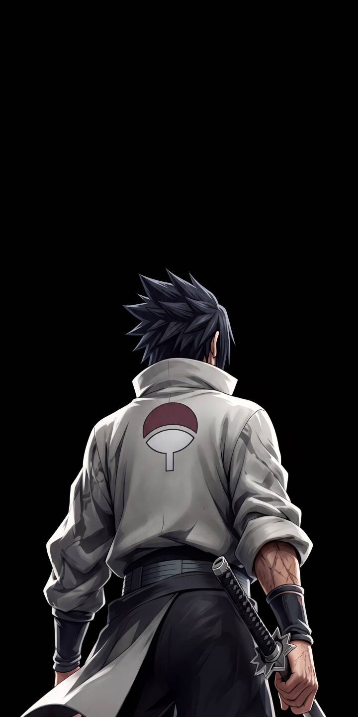 The iconic Uchiha crest is prominently displayed on Sasuke Uchiha's white jacket, as he stands with his hand resting on a gleaming katana, ready for action in this stunning 4K wallpaper. This dark and moody anime wallpaper, featuring his visibly scarred arm, makes an essential addition to any Naruto fan's iPhone. | aesthetic sword dark anime naruto iphone uchiha wallpaper sasuke mobile 4k wallpaper hd wallpaper The iconic Uchiha crest is prominently displayed on Sasuke Uchiha's white jacket, as he stands with his hand resting on a gleaming katana, ready for action in this stunning 4K wallpaper. This dark and moody anime wallpaper, featuring his visibly scarred arm, makes an essential addition to any Naruto fan's iPhone.