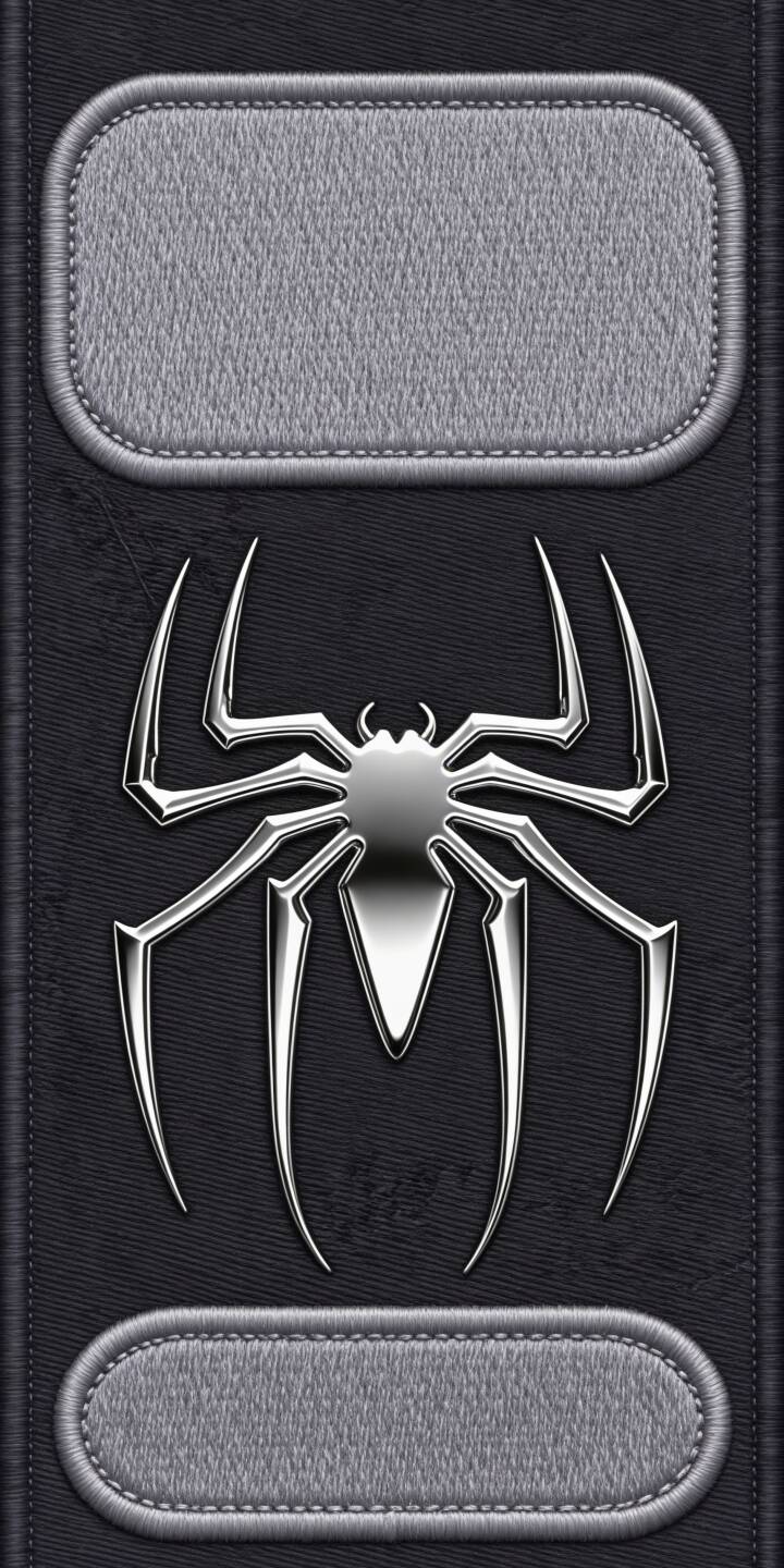 A sleek, chrome-plated Spider-Man logo gleams prominently against a deep black, textured background in this striking 4K wallpaper. Subtle gray stitched panels frame this minimalist, iconic Spider-Man wallpaper, making it an ideal choice for iPhone users. | aesthetic dark logo marvel spiderman iphone wallpaper mobile metallic 4k wallpaper hd wallpaper spider-man A sleek, chrome-plated Spider-Man logo gleams prominently against a deep black, textured background in this striking 4K wallpaper. Subtle gray stitched panels frame this minimalist, iconic Spider-Man wallpaper, making it an ideal choice for iPhone users.