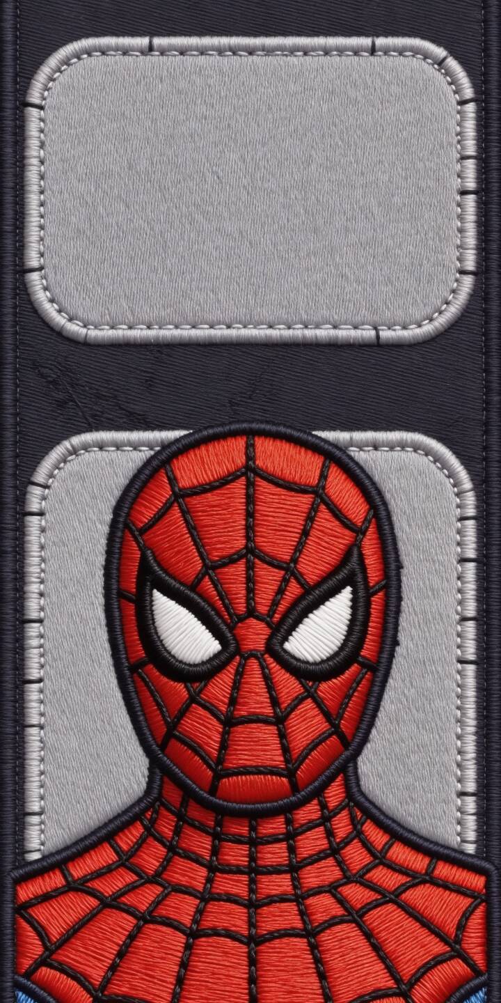 Distinctive red and blue embroidery stitches form the iconic Spider-Man costume, complete with intricate web patterns and classic white eyes, creating a unique texture in this stunning 4K wallpaper. This charming patch-style wallpaper is perfect for any iPhone and a must-have for Marvel fans. | superhero marvel spiderman iphone wallpaper mobile 4k wallpaper hd wallpaper spider-man comic style embroidered patch art Distinctive red and blue embroidery stitches form the iconic Spider-Man costume, complete with intricate web patterns and classic white eyes, creating a unique texture in this stunning 4K wallpaper. This charming patch-style wallpaper is perfect for any iPhone and a must-have for Marvel fans.