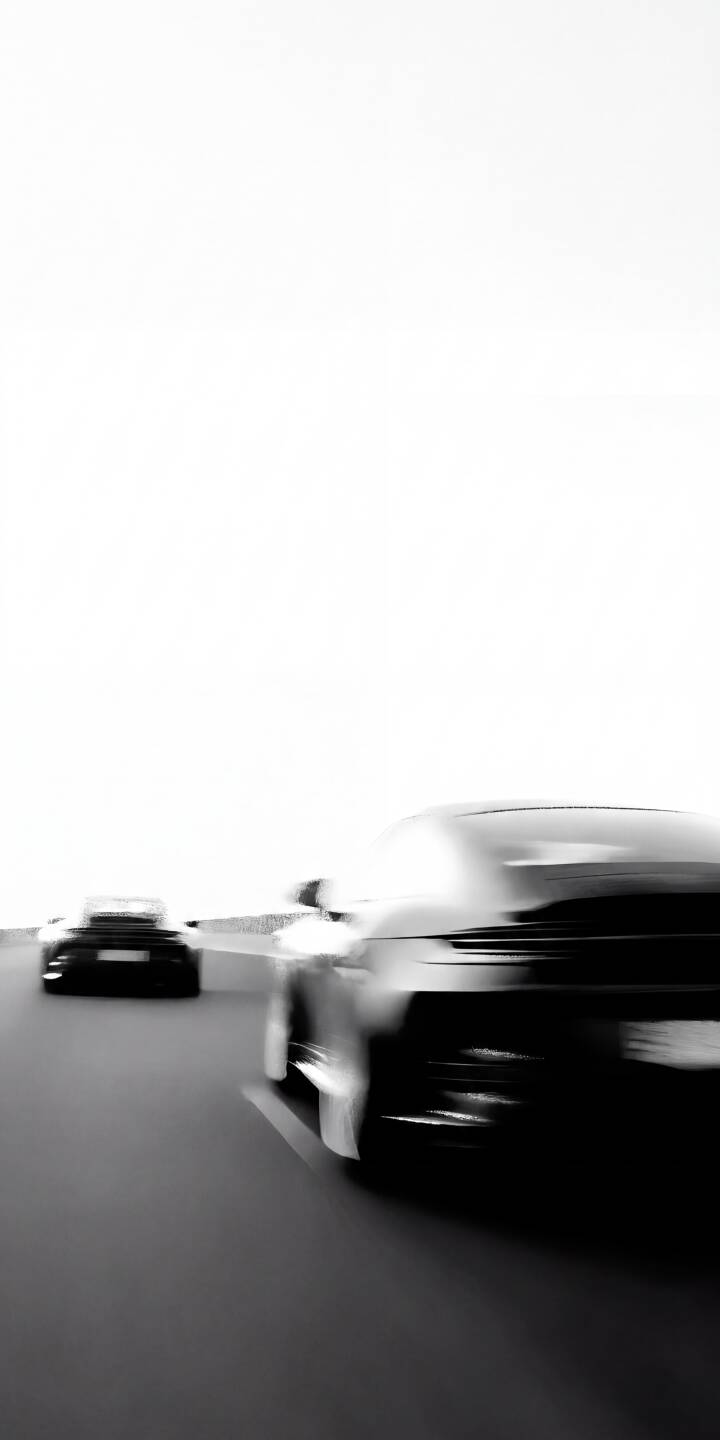 The intense motion blur beautifully captures two sleek, dark sports cars speeding across a minimalist white background in this dynamic 4K wallpaper. This stunning monochrome wallpaper offers a unique aesthetic for any iPhone device. | aesthetic sports car vehicle iphone wallpaper cars speed mobile 4k wallpaper hd wallpaper monochrome motion blur The intense motion blur beautifully captures two sleek, dark sports cars speeding across a minimalist white background in this dynamic 4K wallpaper. This stunning monochrome wallpaper offers a unique aesthetic for any iPhone device.