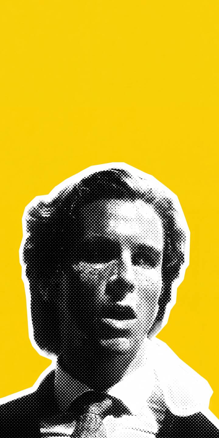 Rendered in a striking halftone dot pattern, Patrick Bateman's iconic, bewildered expression jumps from a vibrant yellow background in this compelling 4K wallpaper. This stylized pop art wallpaper is a perfect fit for iPhone, creating an instantly recognizable and bold digital backdrop. | meme yellow iphone american psycho minimalist wallpaper patrick bateman mobile 4k wallpaper hd wallpaper pop art halftone Rendered in a striking halftone dot pattern, Patrick Bateman's iconic, bewildered expression jumps from a vibrant yellow background in this compelling 4K wallpaper. This stylized pop art wallpaper is a perfect fit for iPhone, creating an instantly recognizable and bold digital backdrop.