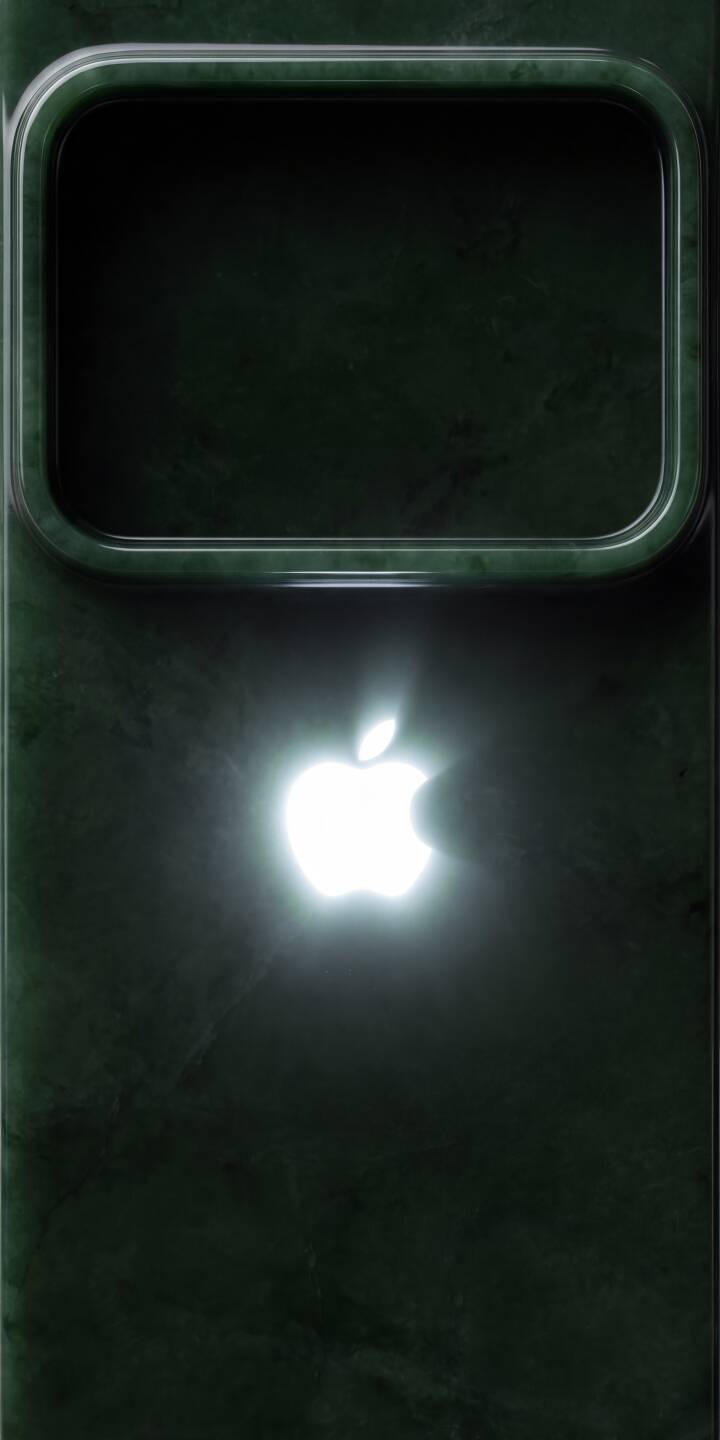 The luminous Apple logo shines brightly against a rich, dark green marbled texture in this striking 4K wallpaper. This elegant design features a distinct polished camera bump frame, making it a perfect wallpaper for iPhone. | aesthetic apple iphone luxury minimalist wallpaper apple logo mobile glowing 4k wallpaper hd wallpaper dark green The luminous Apple logo shines brightly against a rich, dark green marbled texture in this striking 4K wallpaper. This elegant design features a distinct polished camera bump frame, making it a perfect wallpaper for iPhone.