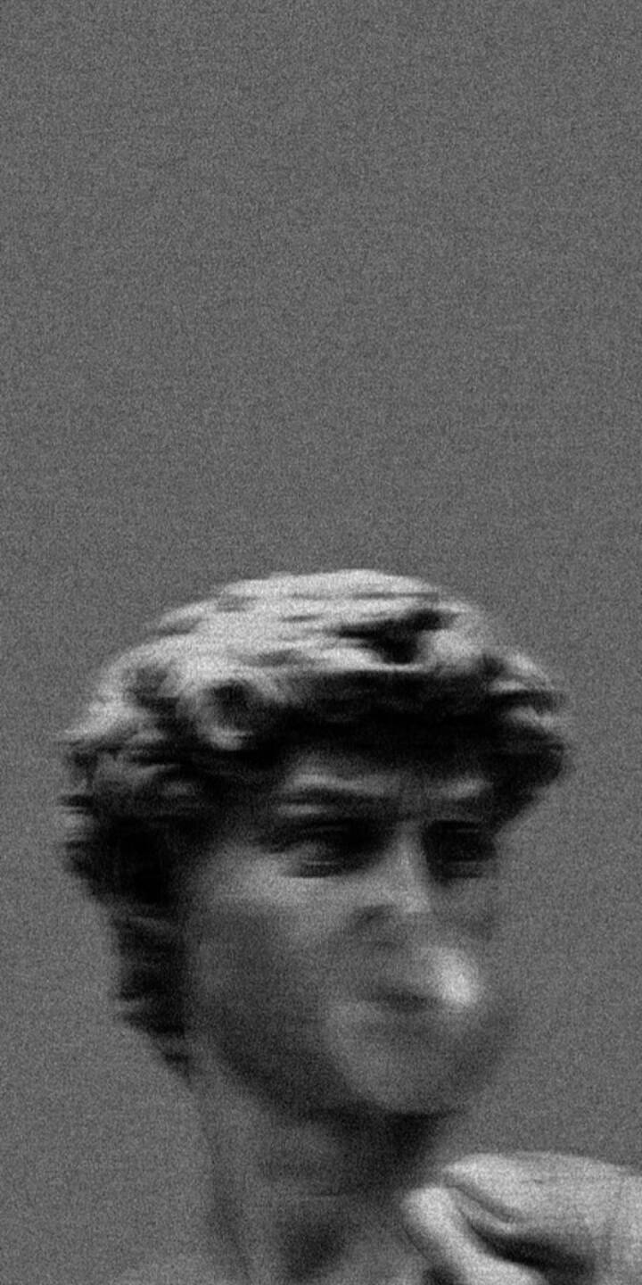 The striking motion blur and grainy texture give Michelangelo's David an ethereal, artistic feel in this captivating 4K wallpaper. This monochrome wallpaper, showcasing the iconic statue's head and shoulders, is perfect for any iPhone looking for a unique aesthetic. | art The striking motion blur and grainy texture give Michelangelo's David an ethereal, artistic feel in this captivating 4K wallpaper. This monochrome wallpaper, showcasing the iconic statue's head and shoulders, is perfect for any iPhone looking for a unique aesthetic.