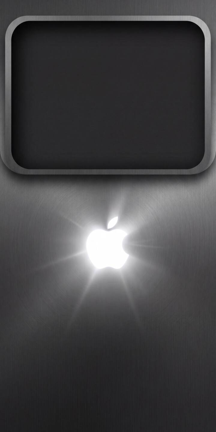 The bright, radiant Apple logo with its distinct glowing light bursts from the dark, brushed metal background, creating a sleek and modern 4K wallpaper. This minimalist design, featuring a top cutout for aesthetic balance, makes a compelling wallpaper for iPhone users who appreciate iconic brand imagery. | apple iphone minimalist wallpaper tech apple logo mobile glowing 4k wallpaper hd wallpaper dark aesthetic brushed metal The bright, radiant Apple logo with its distinct glowing light bursts from the dark, brushed metal background, creating a sleek and modern 4K wallpaper. This minimalist design, featuring a top cutout for aesthetic balance, makes a compelling wallpaper for iPhone users who appreciate iconic brand imagery.