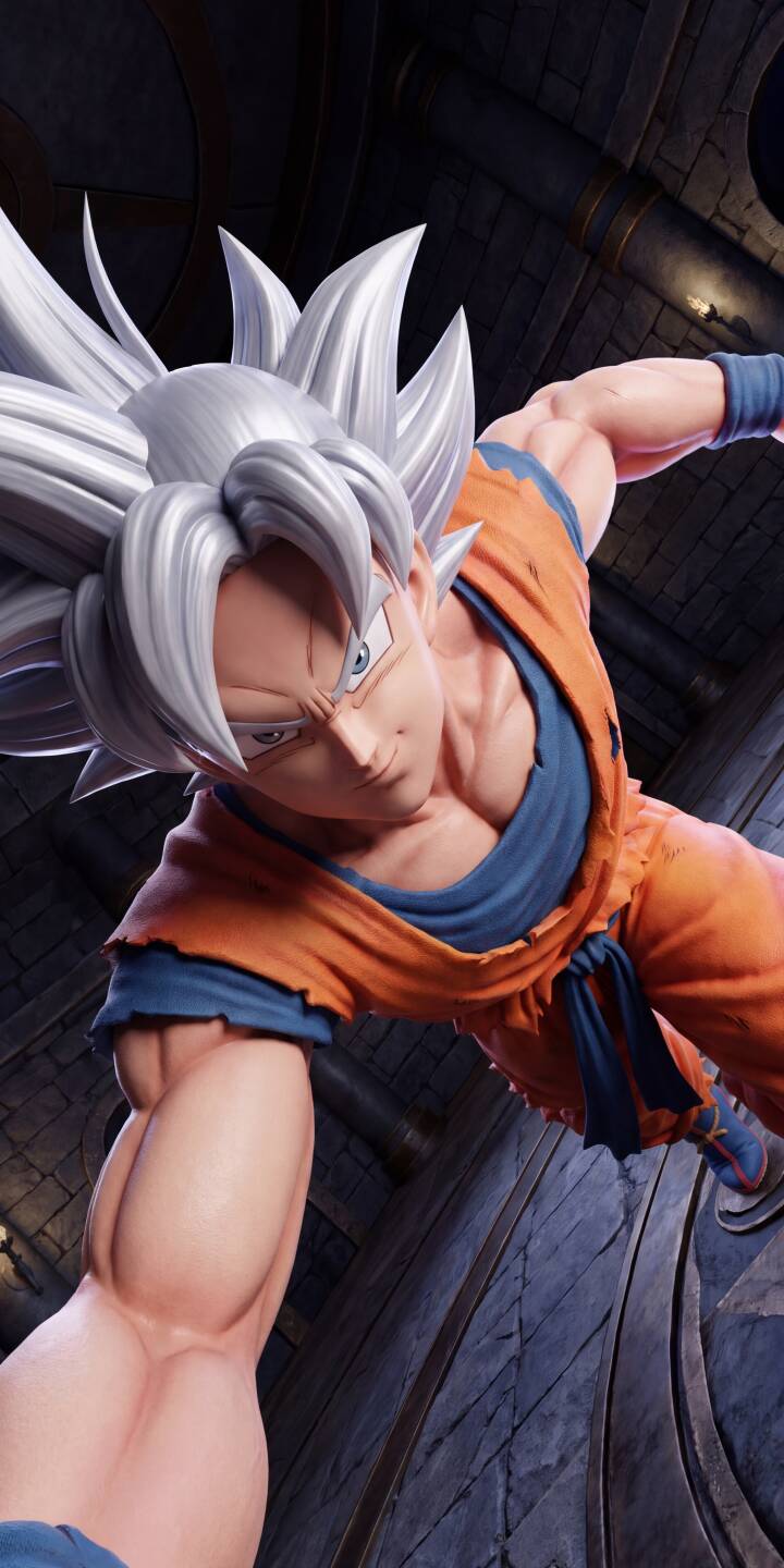 Goku's iconic silver Ultra Instinct hair gleams around his intense, focused gaze as he descends in a powerful, dynamic pose, making an epic 4K wallpaper. This stunning portrayal, featuring his torn orange gi against a dark, intricate background, is a must-have wallpaper for iPhone. | anime iphone goku wallpaper action mobile 4k wallpaper hd wallpaper 3d render epic dragon ball ultra instinct Goku's iconic silver Ultra Instinct hair gleams around his intense, focused gaze as he descends in a powerful, dynamic pose, making an epic 4K wallpaper. This stunning portrayal, featuring his torn orange gi against a dark, intricate background, is a must-have wallpaper for iPhone.