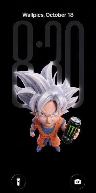 Chibi Goku Monster Energy Wallpaper