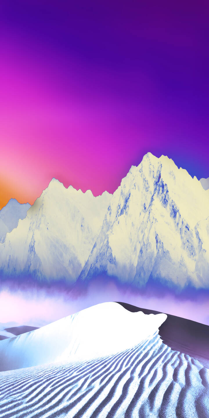 Vibrant purple and pink hues paint the sky above strikingly stylized mountains, with ethereal purple mist swirling below in this captivating 4K wallpaper. Detailed white sand dunes, ridged with clear ripple patterns, create a surreal foreground, making this an ideal wallpaper for iPhone screens. | landscape desert iphone mountains wallpaper pastel mobile 4k wallpaper hd wallpaper surreal vaporwave dunes Vibrant purple and pink hues paint the sky above strikingly stylized mountains, with ethereal purple mist swirling below in this captivating 4K wallpaper. Detailed white sand dunes, ridged with clear ripple patterns, create a surreal foreground, making this an ideal wallpaper for iPhone screens.